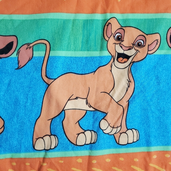 Vintage 90s The Lion King 2 Simba’s Pride Fitted Sheet and Duvet Cover Twin - Picture 8 of 10